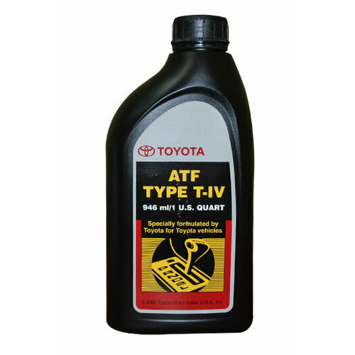 Трансмиссионное масло TOYOTA ATF TYPE T-IV синтетическое 1л