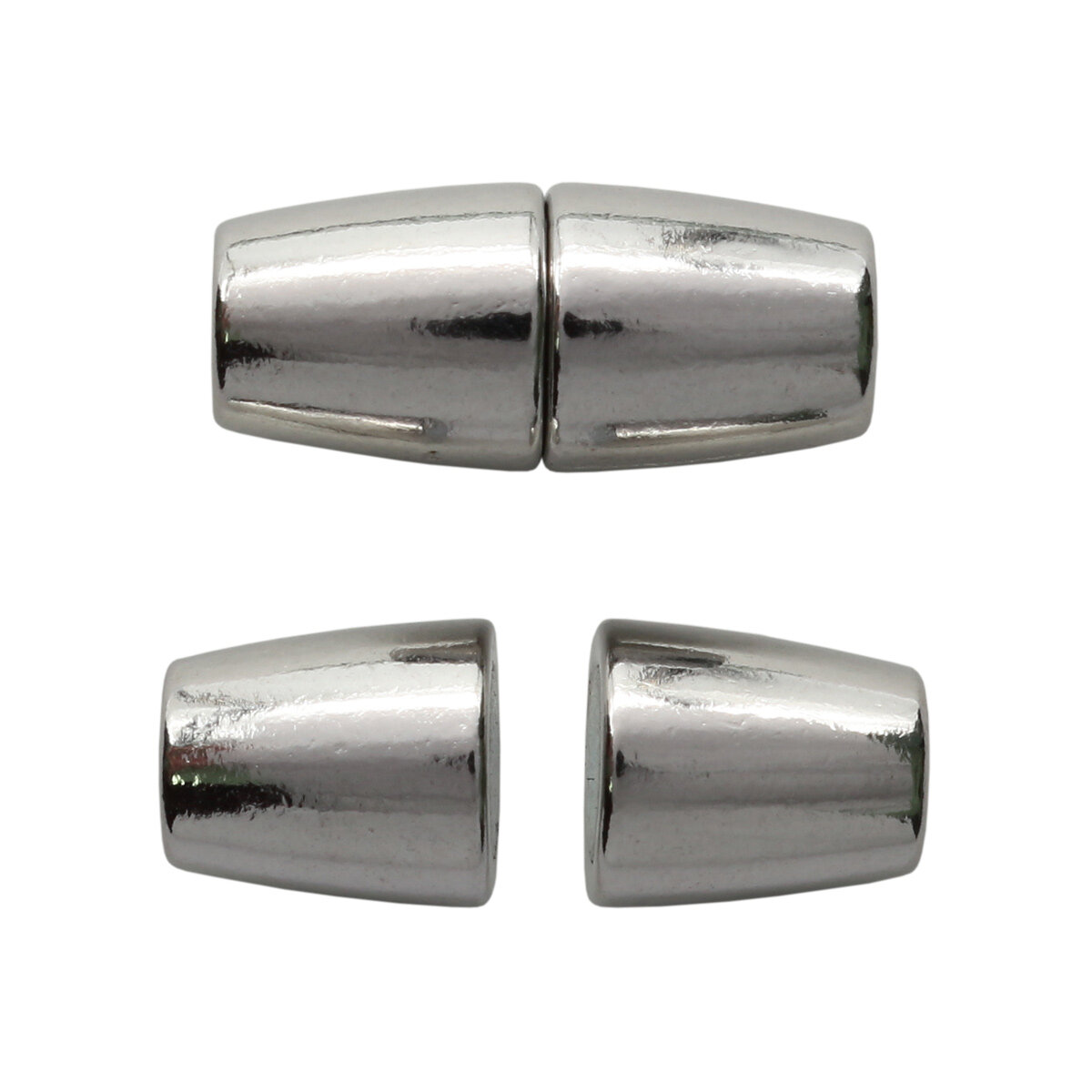 фото 4AR360 Замок магнитный для круглого шнура 4*17мм, 2шт/упак, Астра (Золото)