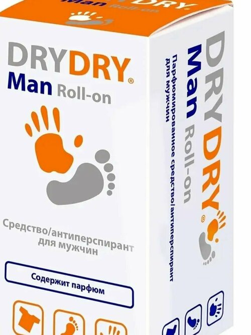 DRY DRY, Антиперспирант Man, 50 мл