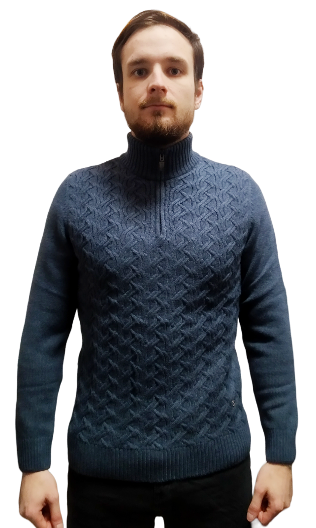 Свитер KINGWOOL голубой 