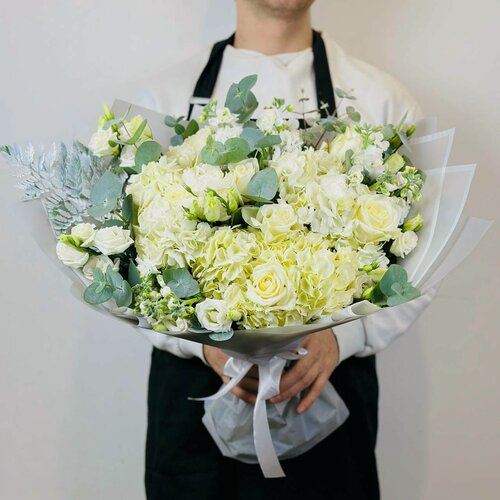 Изображение товара Белоснежный авторский букет Микс. Rybe-flowers.