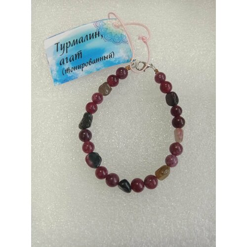 Браслет Artlab, размер 18 см, бордовый