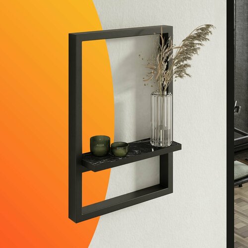 Полка настенная навесная для цветов лофт