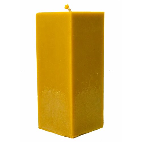 Свеча желтая алтарная куб малый 678₽