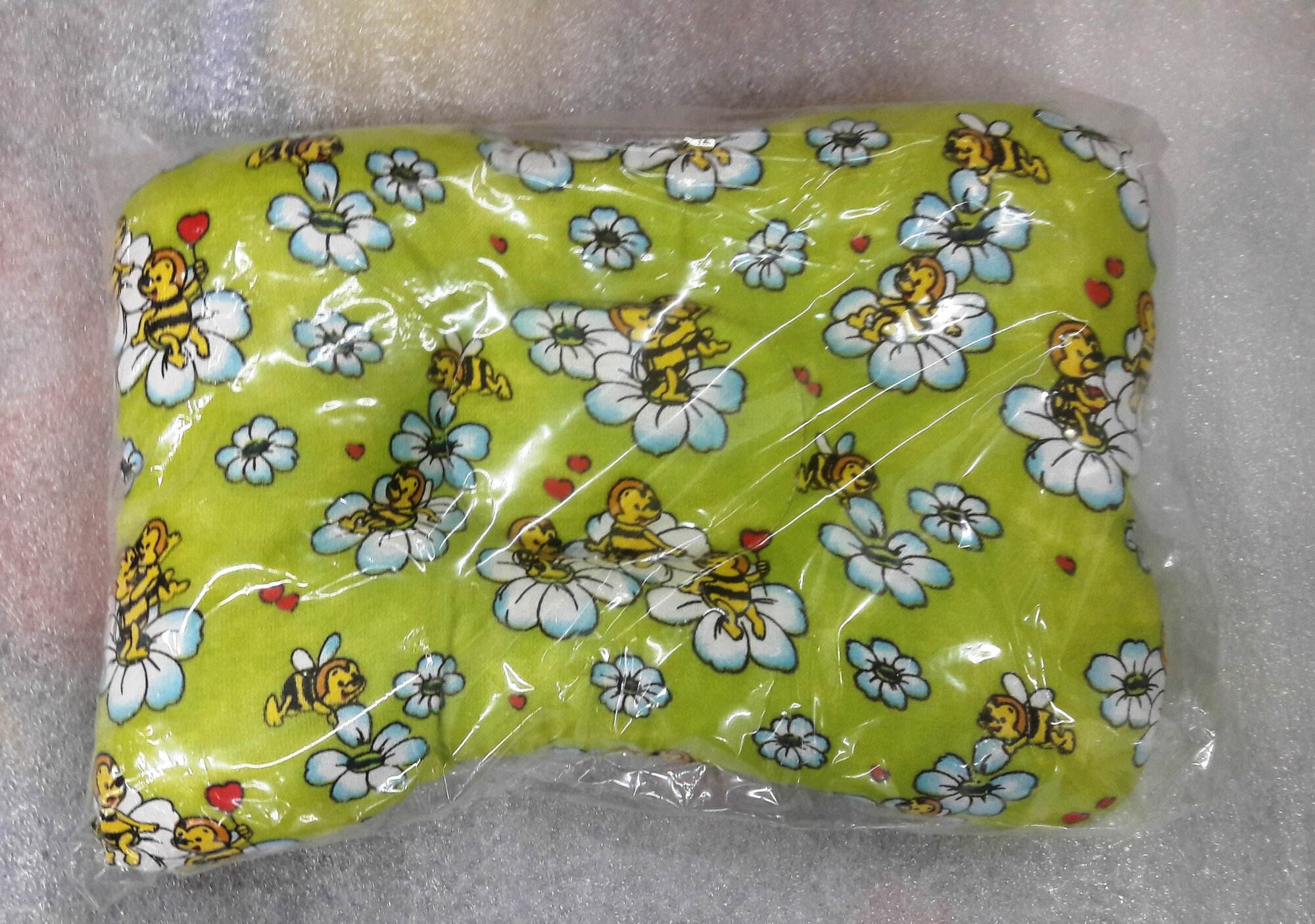 фото Подушка детская 100% хлопок "Бабочка" 30*20