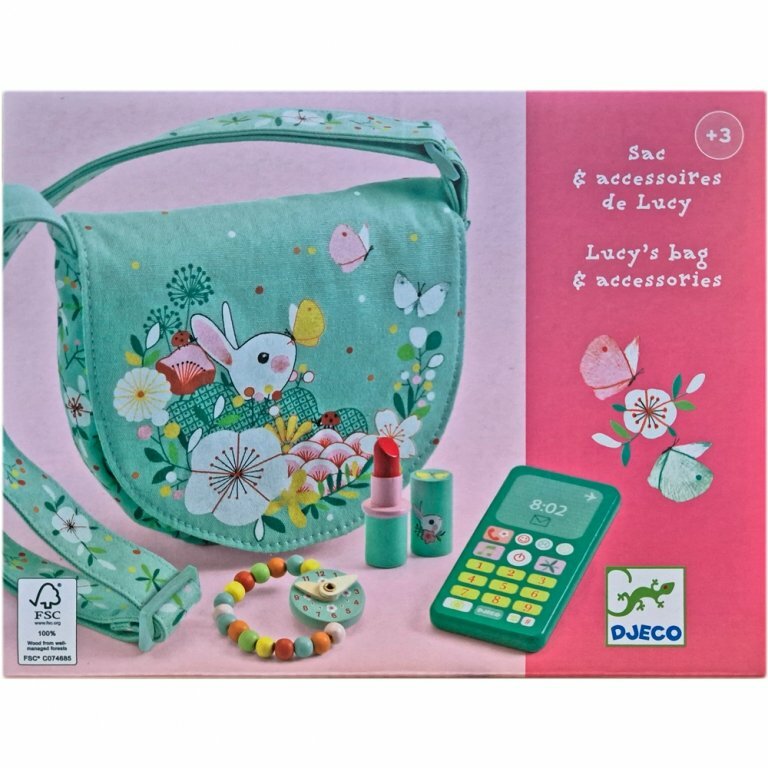 Djeco Djeco Charms Bag and accessories Сюжетно-ролевая игра Сумка, зелёная 06685