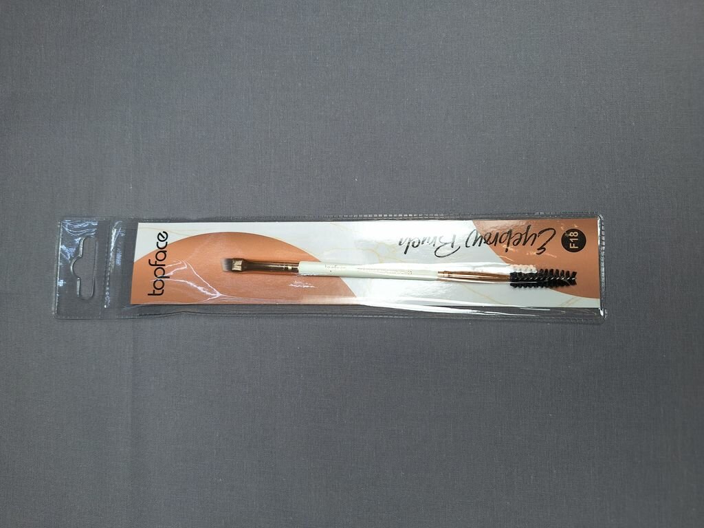 Topface Двусторонняя кисть для макияжа бровей F18 Eyebrow Brush