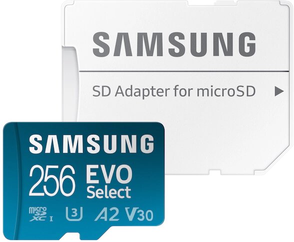 Карта памяти 256Gb MicroSD Samsung EVO Plus + SD адаптер (MB-ME256KA)