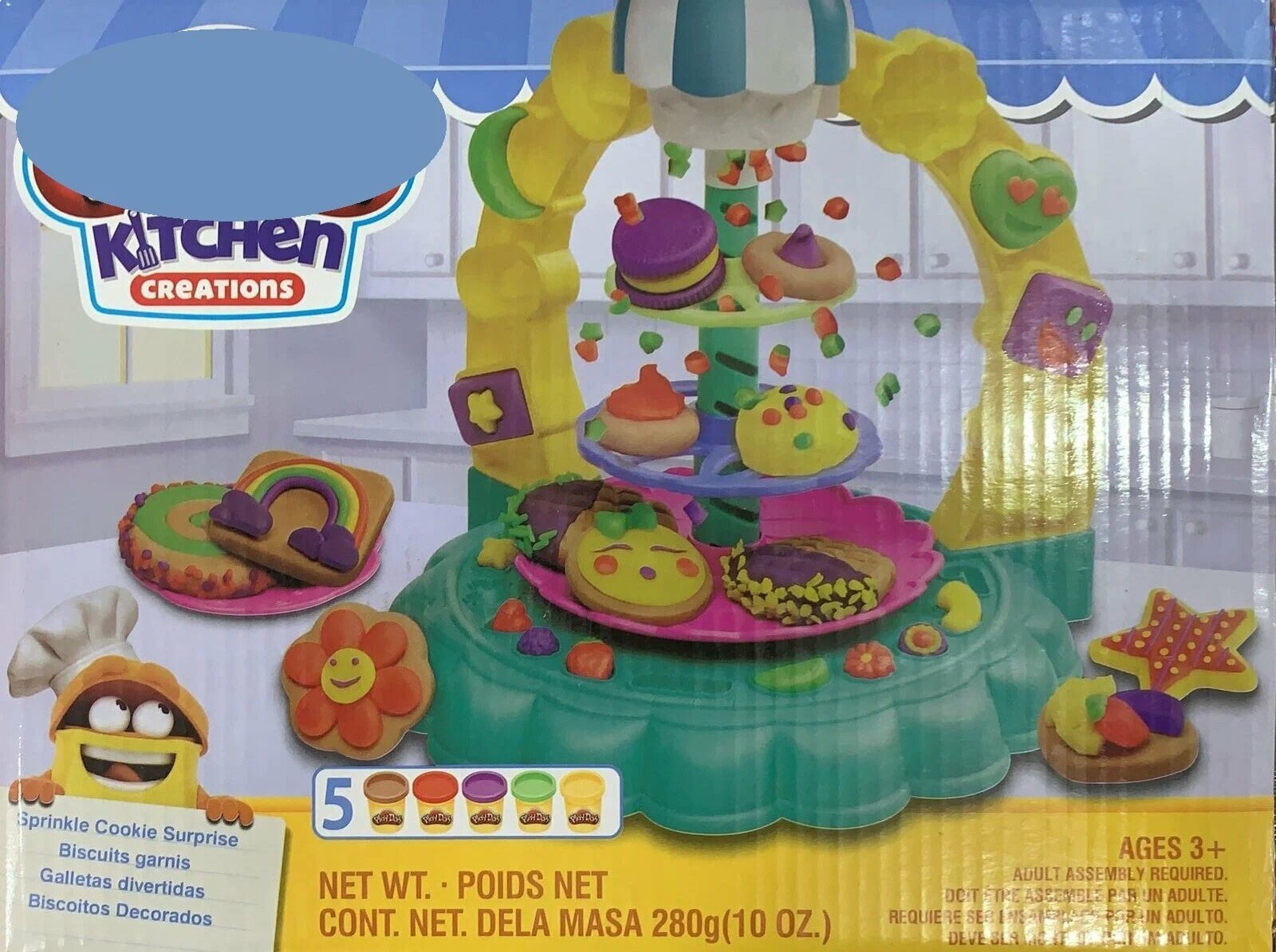 Масса для лепки Play-Doh Kitchen Creations Карусель сладостей (E5109) 5 цв.