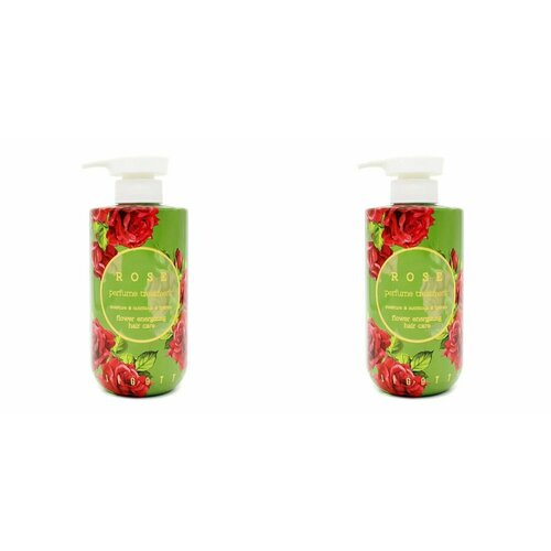 Парфюмированная маска для волос Jigott с экстрактом розы Rose Perfume Treatment 500 мл 2 шт 2558₽