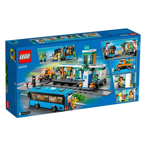 Конструктор LEGO 60335 Железнодорожная станция lego city train station 60335