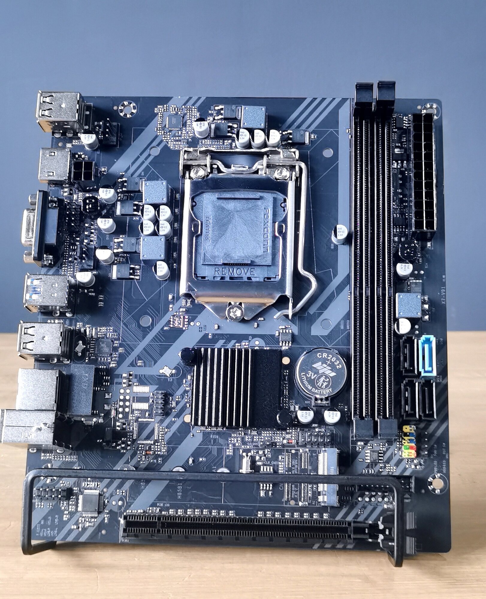 Материнская плата microATX B75 LGA 1155 (X7-V91-V1.6B-CA)(964)