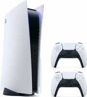 Игровая приставка Sony PlayStation 5 Slim, с дисководом, 1 ТБ, два геймпада