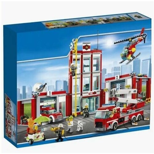 Конструктор Пожарная Часть Сити 1213 деталей 3380₽