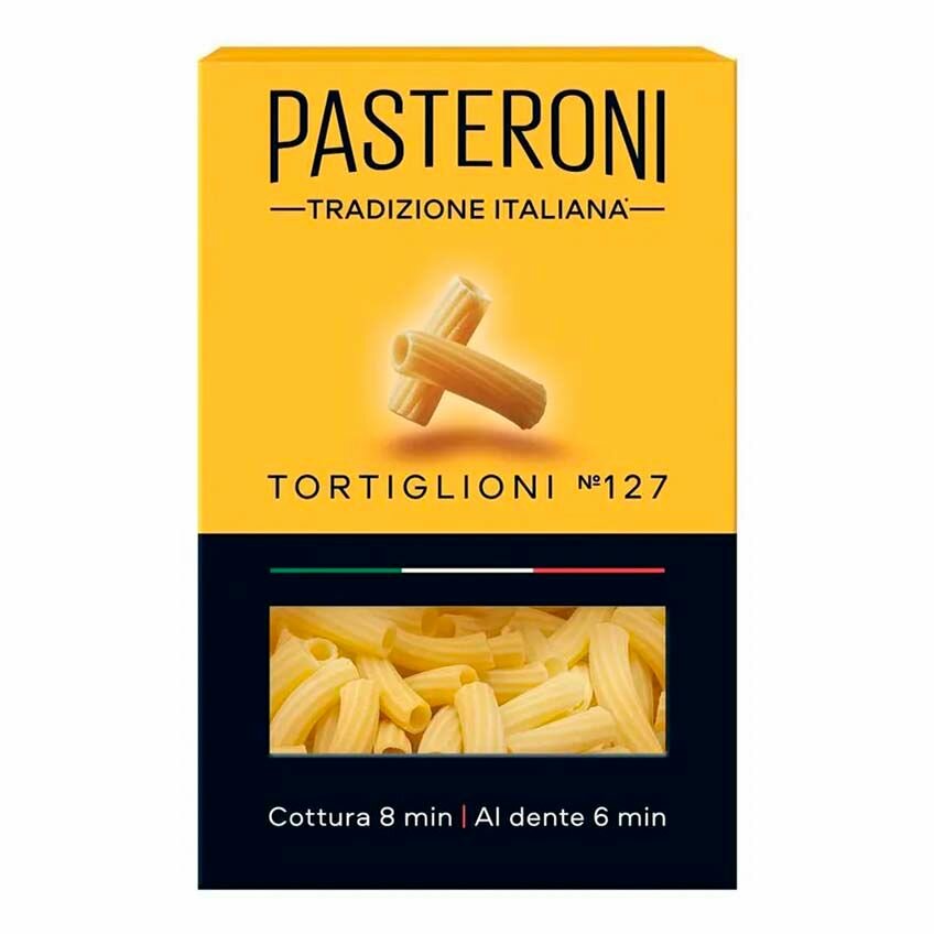 Макароны Pasteroni Tortoglioni №127 400г - фото №10