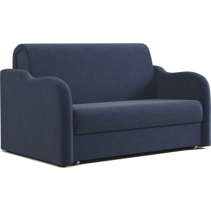 фото Диван-кровать Шарм-Дизайн Коломбо 120 велюр Ультра миднайт