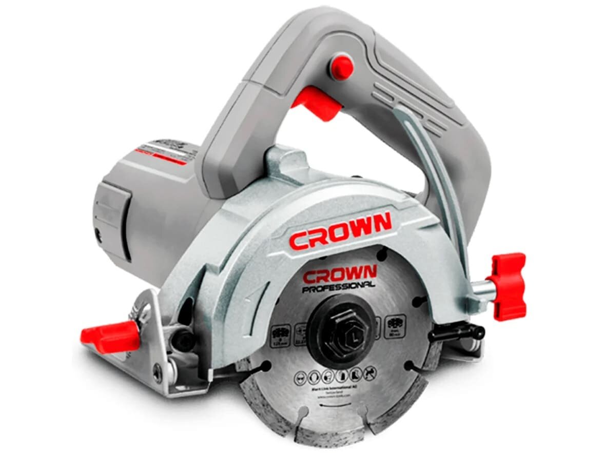 Плиткорез Crown CT15228-125T-W (1.3 кВт, 125 мм)