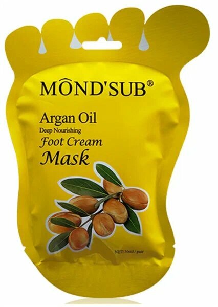 Крем-маска для ног MondSub Argan Oil питательная с аргановым маслом, 36мл