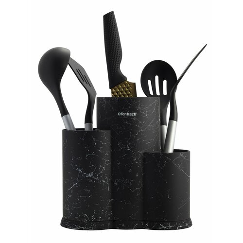 Подставка для ножей и кухонных принадлежностей тройная Ofenbach 2090₽