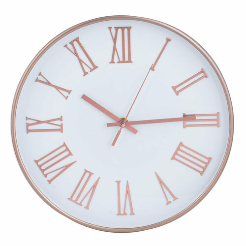 LADECOR CHRONO Часы настенные круглые, пластик, 30х30х4 см, 5 цветов золотистый, золотой