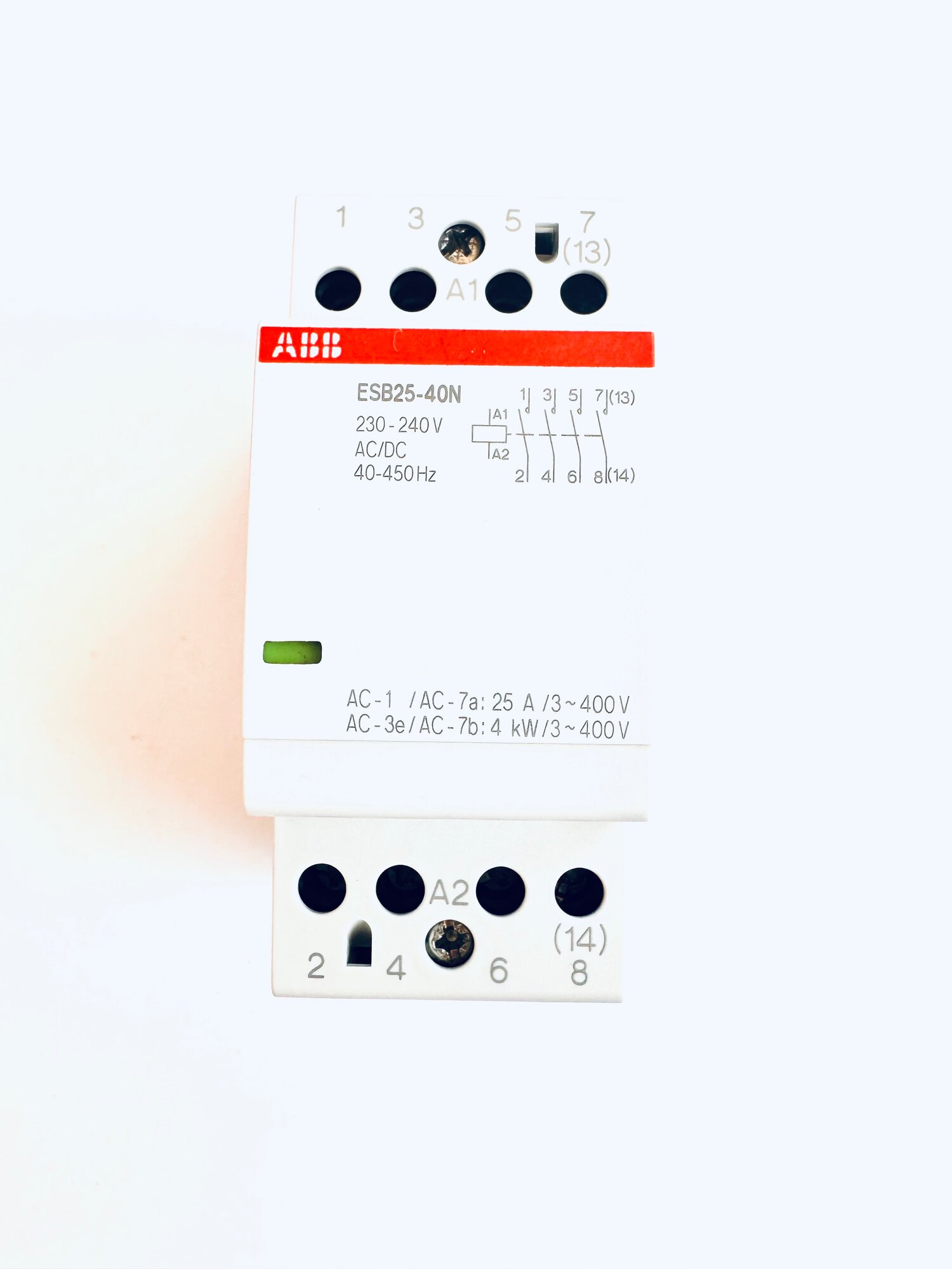 Модульный контактор ABB ESB25-40N-06 25А 1SAE231111R0640