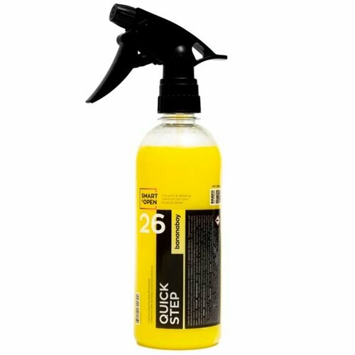 QUICK STEP BANANABOY Средство для экспресс очистки и блеска SMART OPEN, 500мл