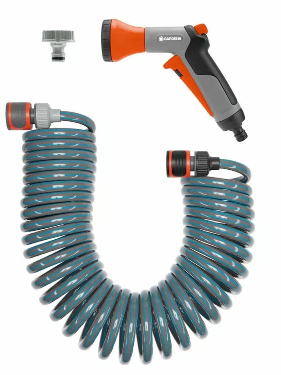 фото Шланг спиральный, комплект для полива Gardena 04647-20