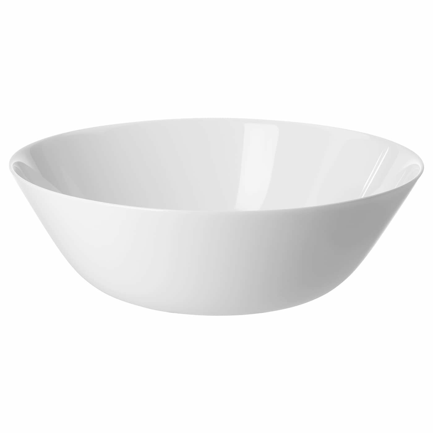 OFTAST Сервировочная миска IKEA, белый 23 см (80439394)