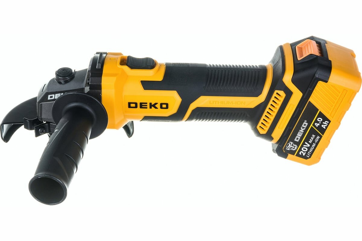 шлифмашина угловая DEKO  2х4.0Ач 125мм - фото №14