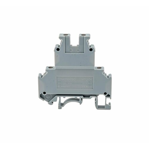 Двухуровневые винтовые клеммы Meyertec MTU-D4, 4мм2 (уп. 15шт)