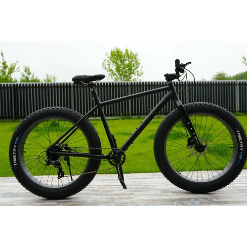 Велосипед фэтбайк Fatbike Time Try TT2228s 26 Алюминиевая рама 195 Гидравлический Тормоз черный 36900₽