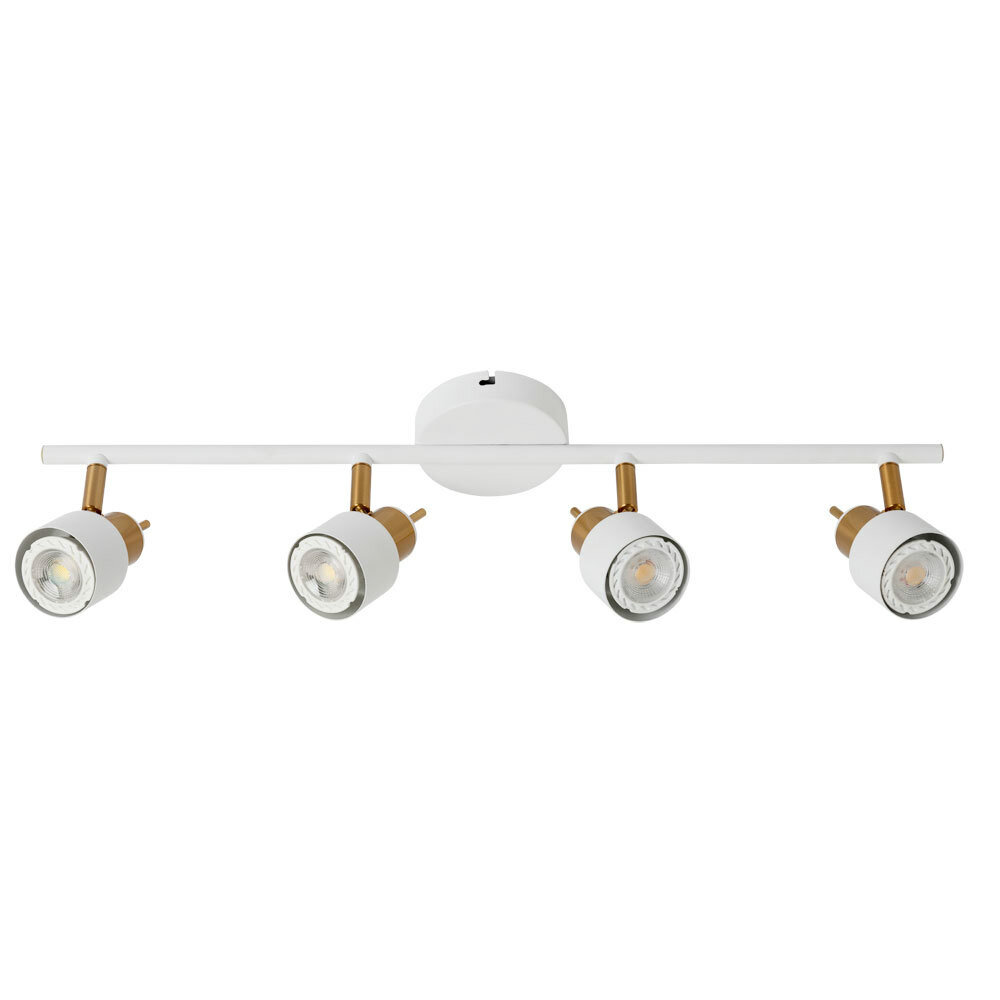 Спот поворотный Arte Lamp Almach 4 лампы GU10 12 м² цвет белый