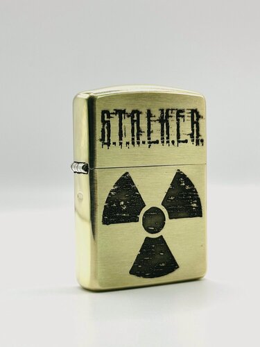 Изображение товара Zippo зажигалка оригинал 168 Armor латунь с гравировкой Stalker
