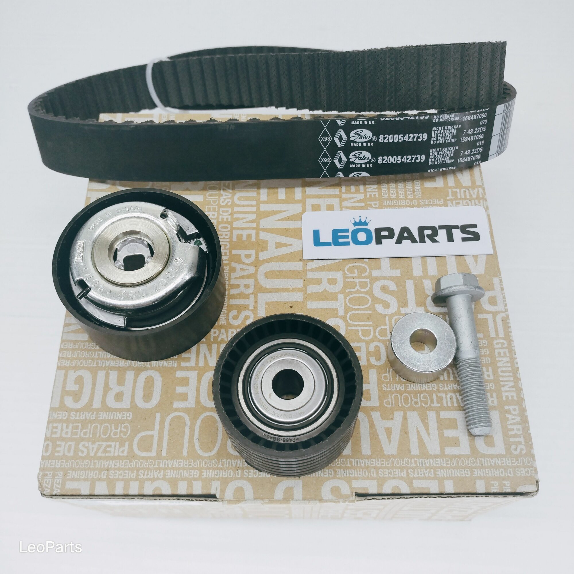 фото Ремень ГРМ комплект с роликами (оригинал: НЕ китай, НЕ россия) Renault Nissan 2.0i 16V F4R / 1.8i F4P RENAULT 130C13130R 130C11551R / Рено Дастер, Каптур, Меган, Сценик, Эспейс, Клио, Лагуна, Трафик, Ниссан Примастар, Террано. Опель Виваро