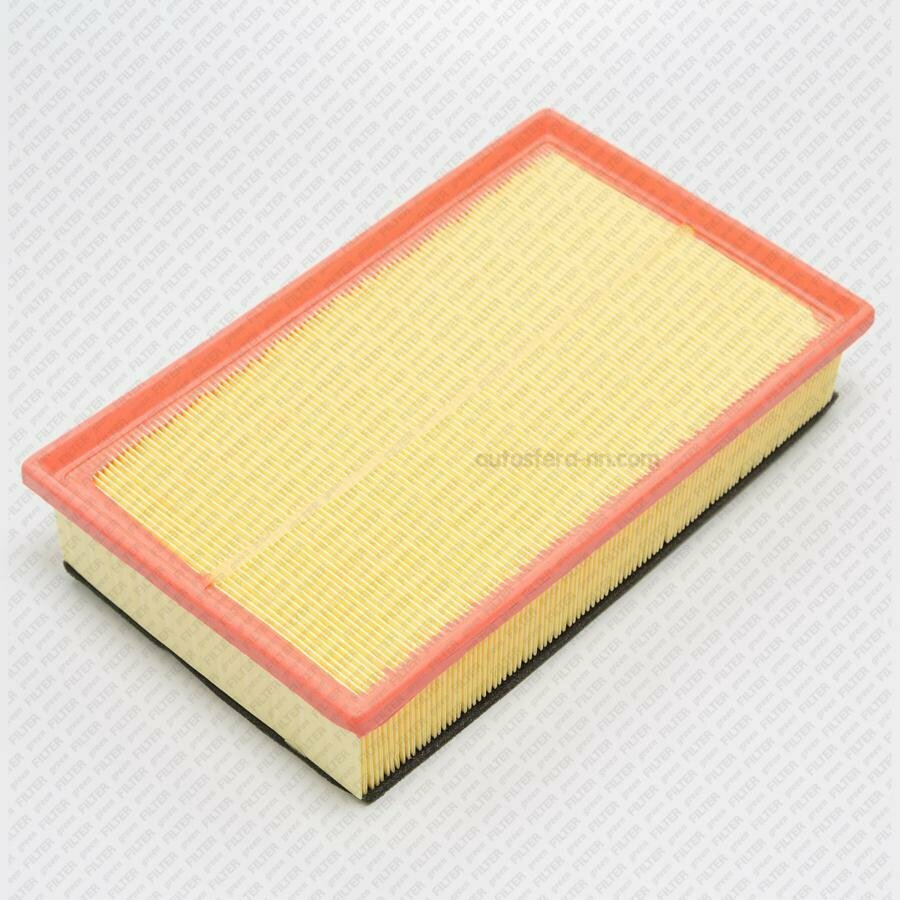 GREEN FILTER LF0343 фильтр воздушный VW T5, MULTIVAN 1.9TDI,2.5TDI, 2.0, 3.2 V6 03-
