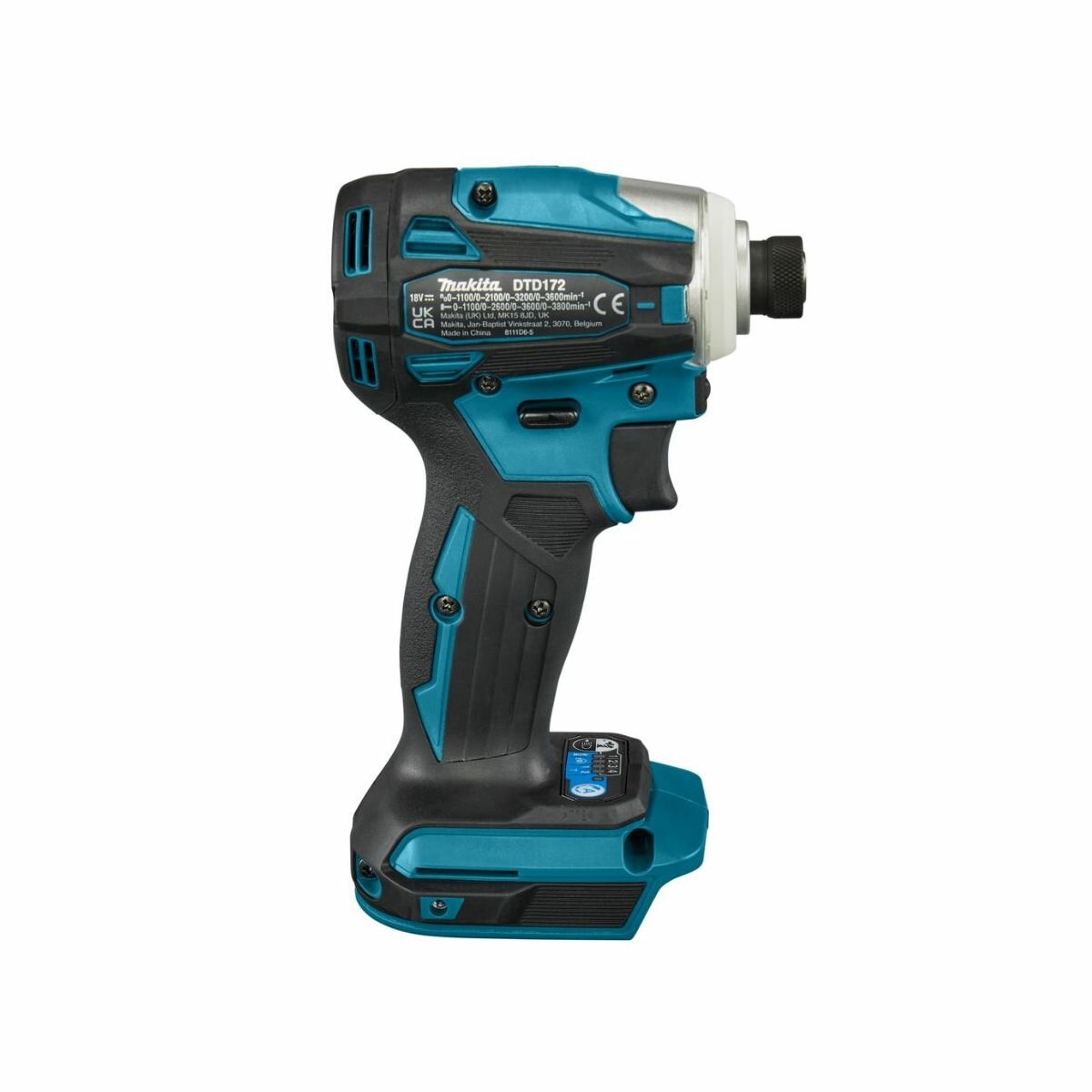 Шуруповерт аккумуляторный ударный MAKITA DTD172Z 18в, 180Нм. (без АКБ и ЗУ) — фото 1