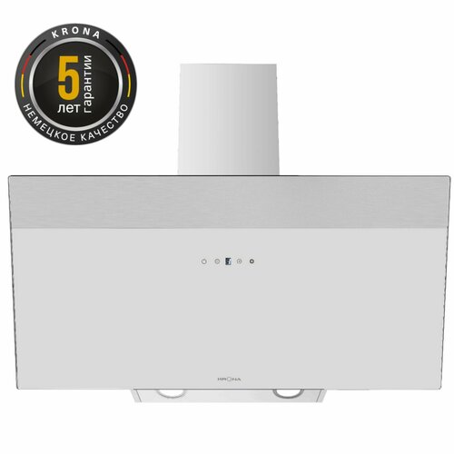 Вытяжка кухонная 90 см наклонная KRONA KRISTEN A 900 white S