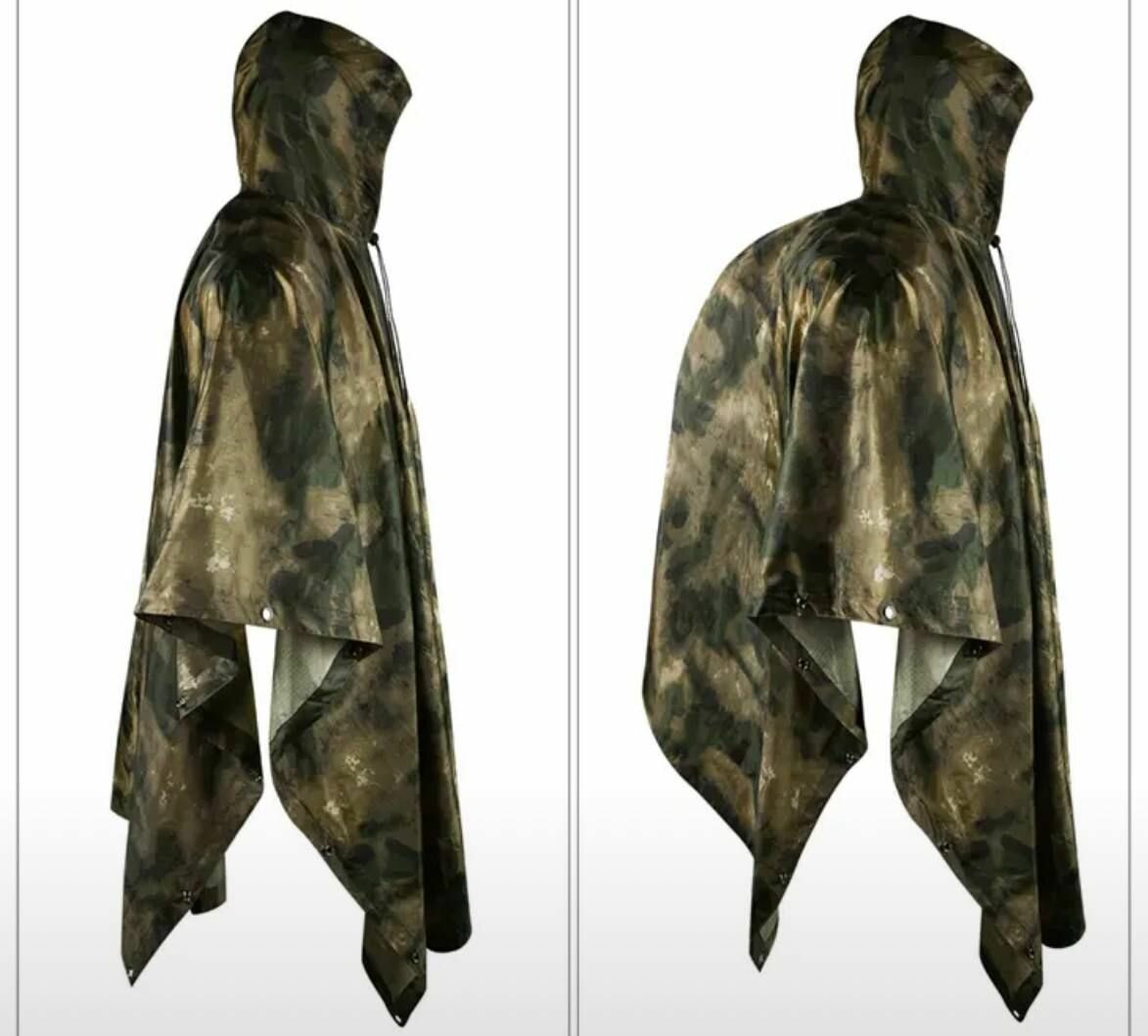 Дождевик-пончо мох — фото 1