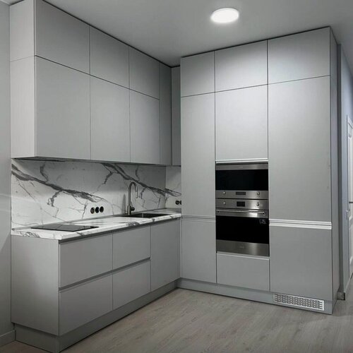 Изображение товара Столешница для кухни размер 2200х600x26мм с кромкой. Цвет - Гранит белый