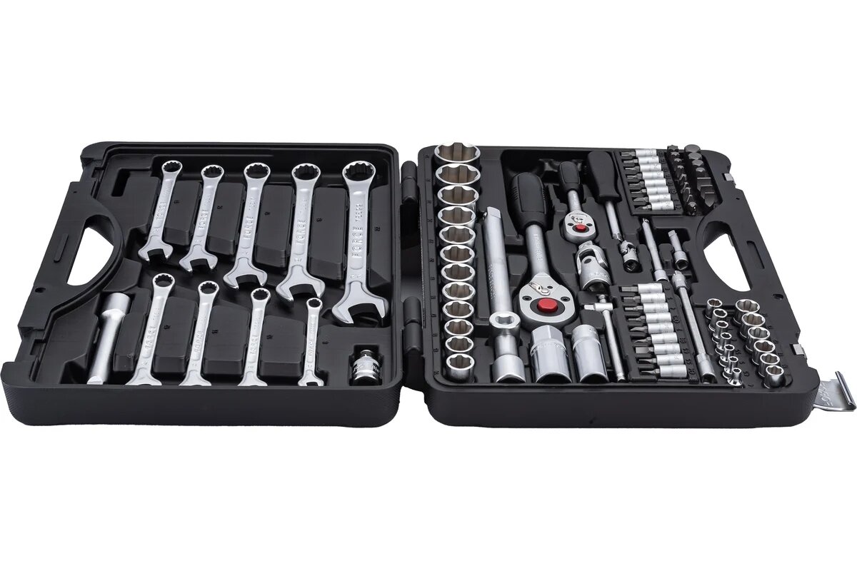 Набор инструментов 82 предмета Force 1/4", 1/2" SL 4821R — фото 1