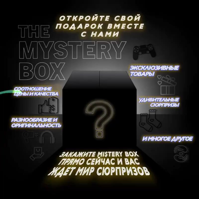 Mystery Box для него/Коробка с сюрпризом/Минимум 6 вещей/100% окупаемость — фото 1