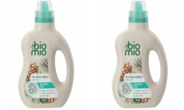 Кондиционер для белья BioMio экологичный эвкалипт и кедр 800 мл 2 шт