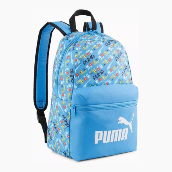 Рюкзак Puma Phase Small Backpack, 07987905, полиэстер, принт, голубой