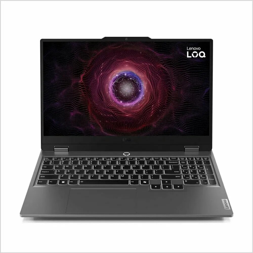 Ноутбук Lenovo LOQ 15IRX9 15.6", Intel Core i7-13650HX, 16ГБ, SSD 1ТБ, GeForce RTX 4050 6 Гб, NoOS, (83DV00NHRK), серый