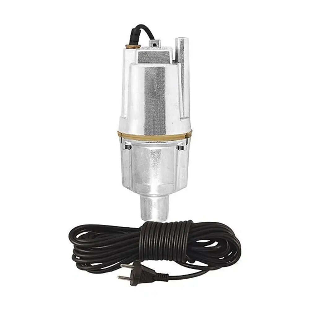 Насос вибрационный погружной Крепыш VIEIR VER 60-1-10 м нижний забор 18 л/мин Н-72 м каб. 10 м