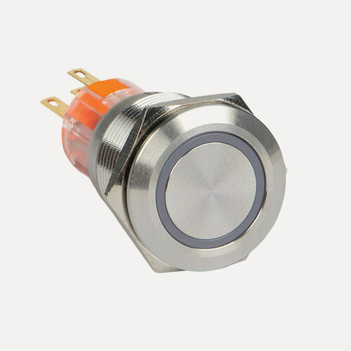 Изображение товара Кнопка S-Pro67 19 мм с фикс. с зеленой подсв. 230В EKF PROxima - 1 шт