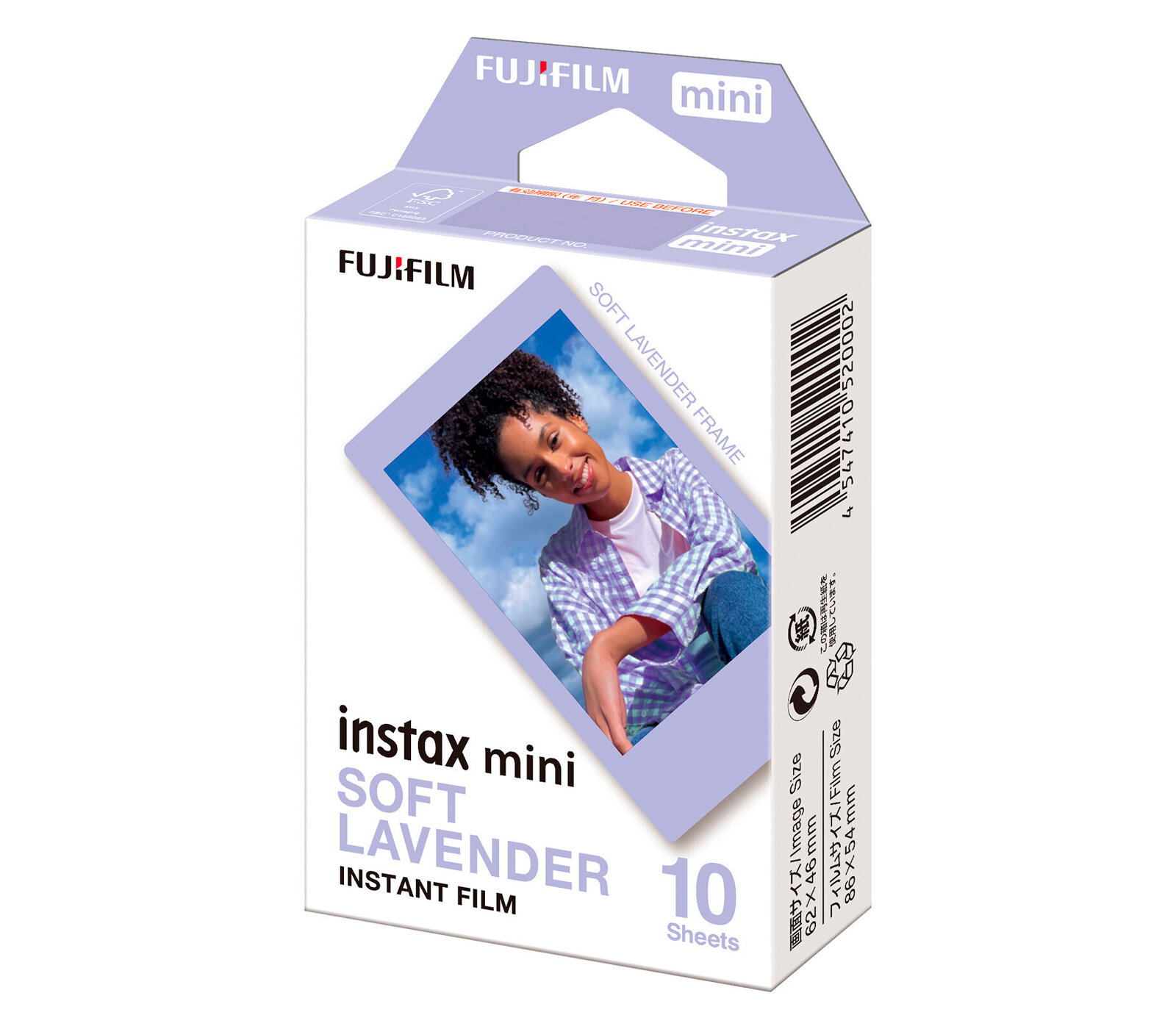 Картридж Fujifilm Instax Mini Soft Lavander, 10 снимков — фото 1