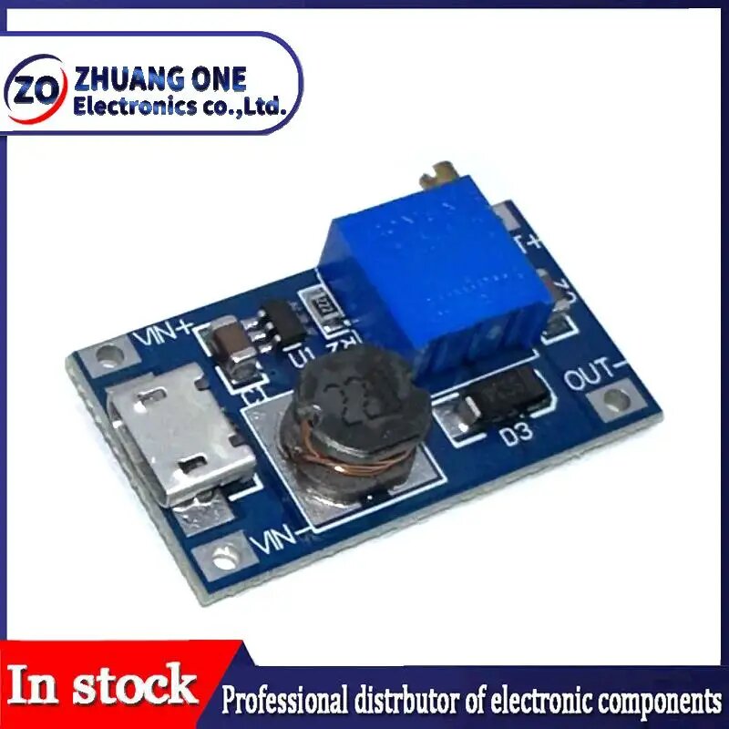 Модуль повышающего преобразователя ZHUANG One MT3608, 5CPS MT3608 Micro