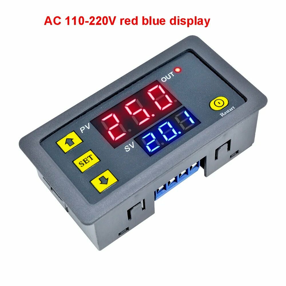 Цифровое реле времени Gaqqee AC 110V 220V DC 12V, AC 110-220V