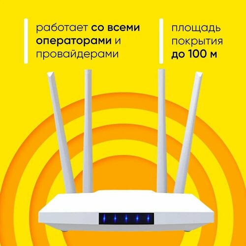 Роутер WiFi с сим картой 4G 5G LTE 3104₽